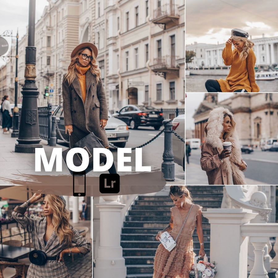 MODEL - Pack da 5 Preset Lightroom