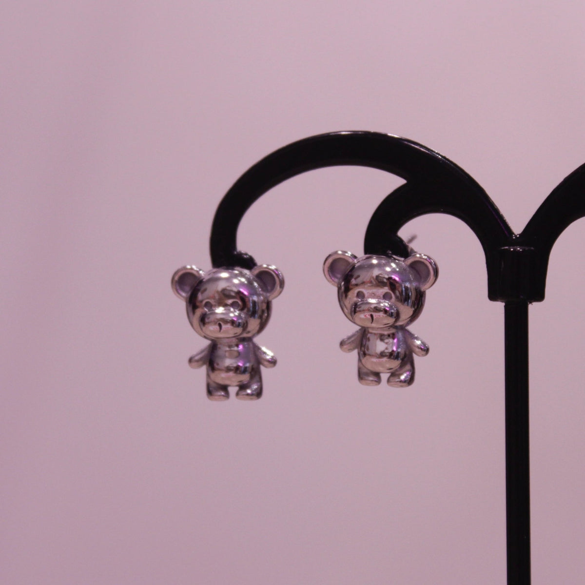 Orecchini argento con orsetto - Follie by Alice
