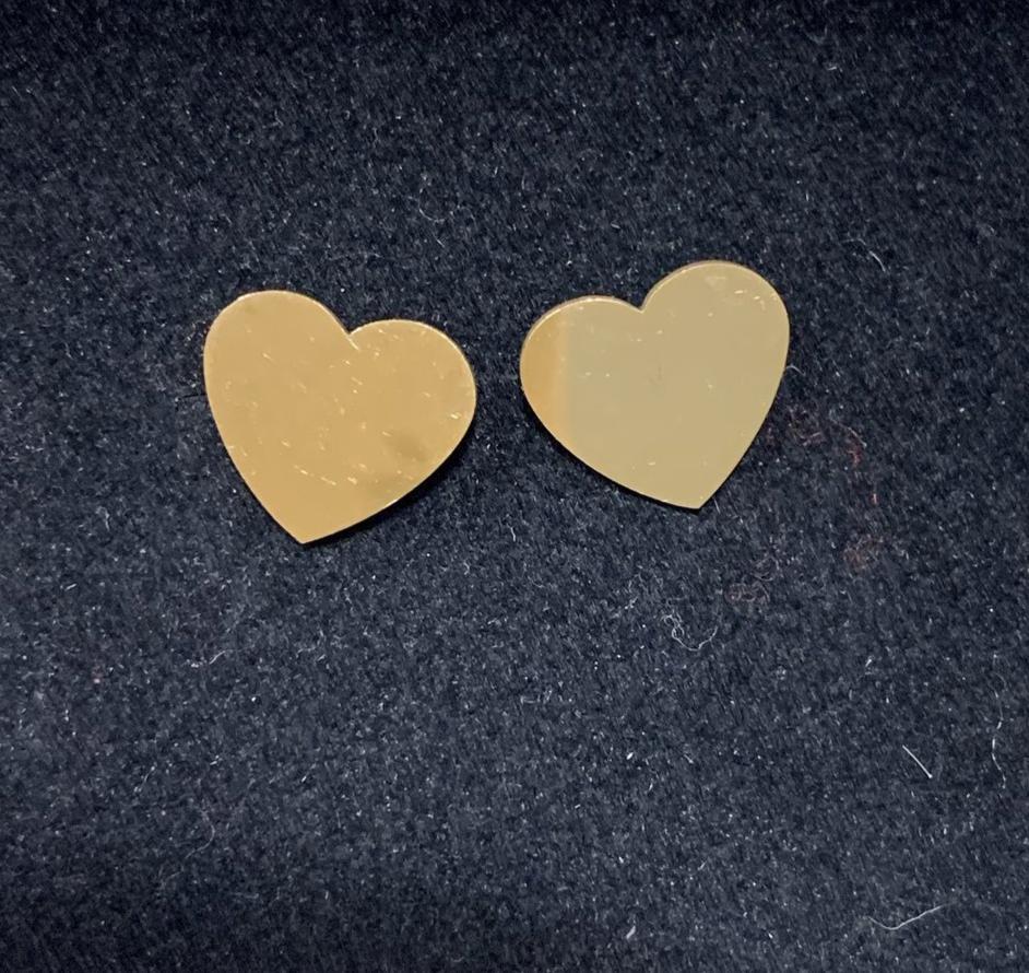 Orecchino color oro a cuore - Follie by Alice