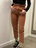 Pantaloni a caramella color mattone - Follie by Alice