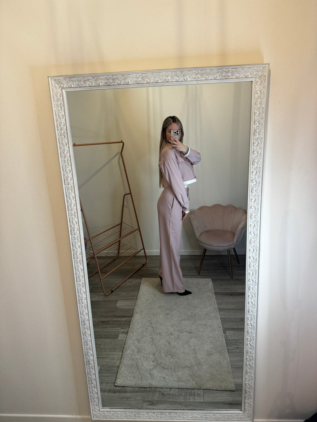 Pantaloni a palazzo con fascia a contrasto - Follie by Alice