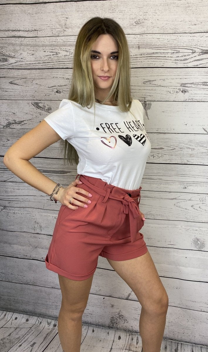 Shorts con coulisse - Rosa - Follie by Alice