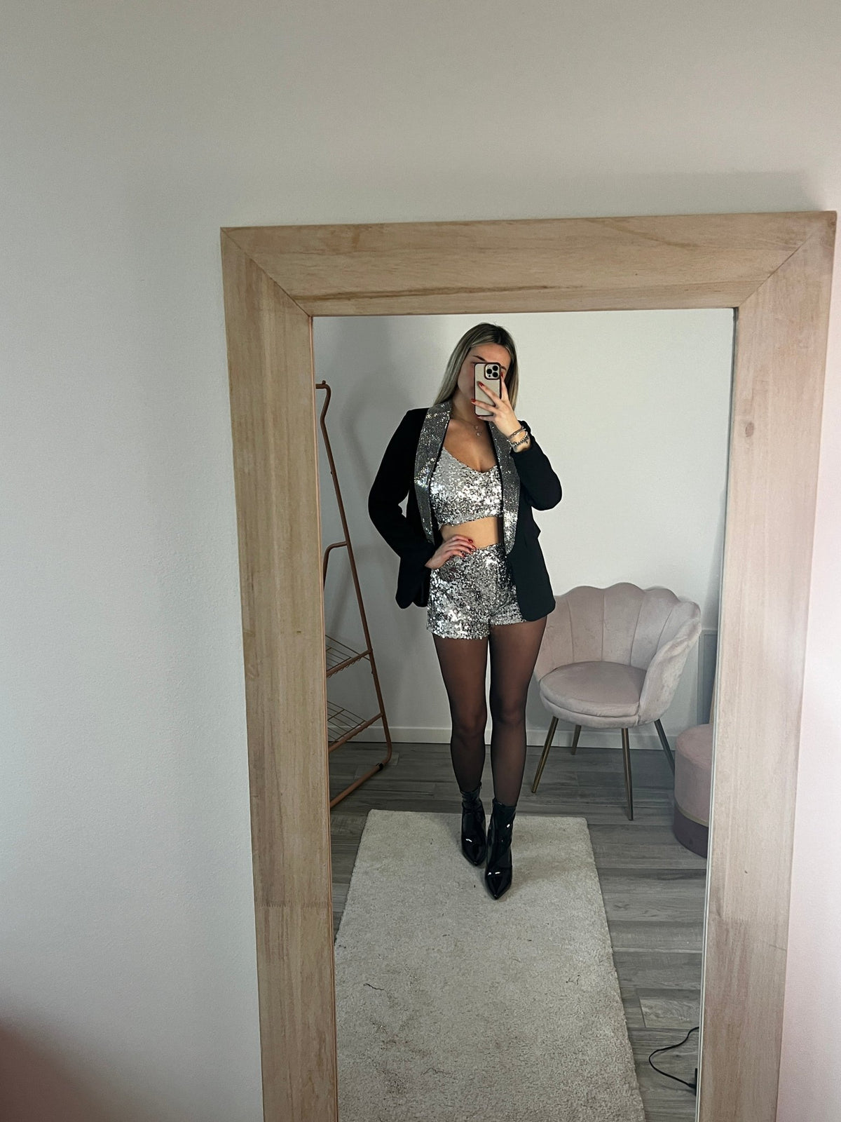 Pantaloncini shorts con paillettes SHINY GLOW - Follie by Alice