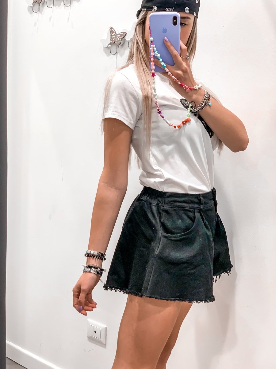 Shorts neri a farfalla - Follie by Alice