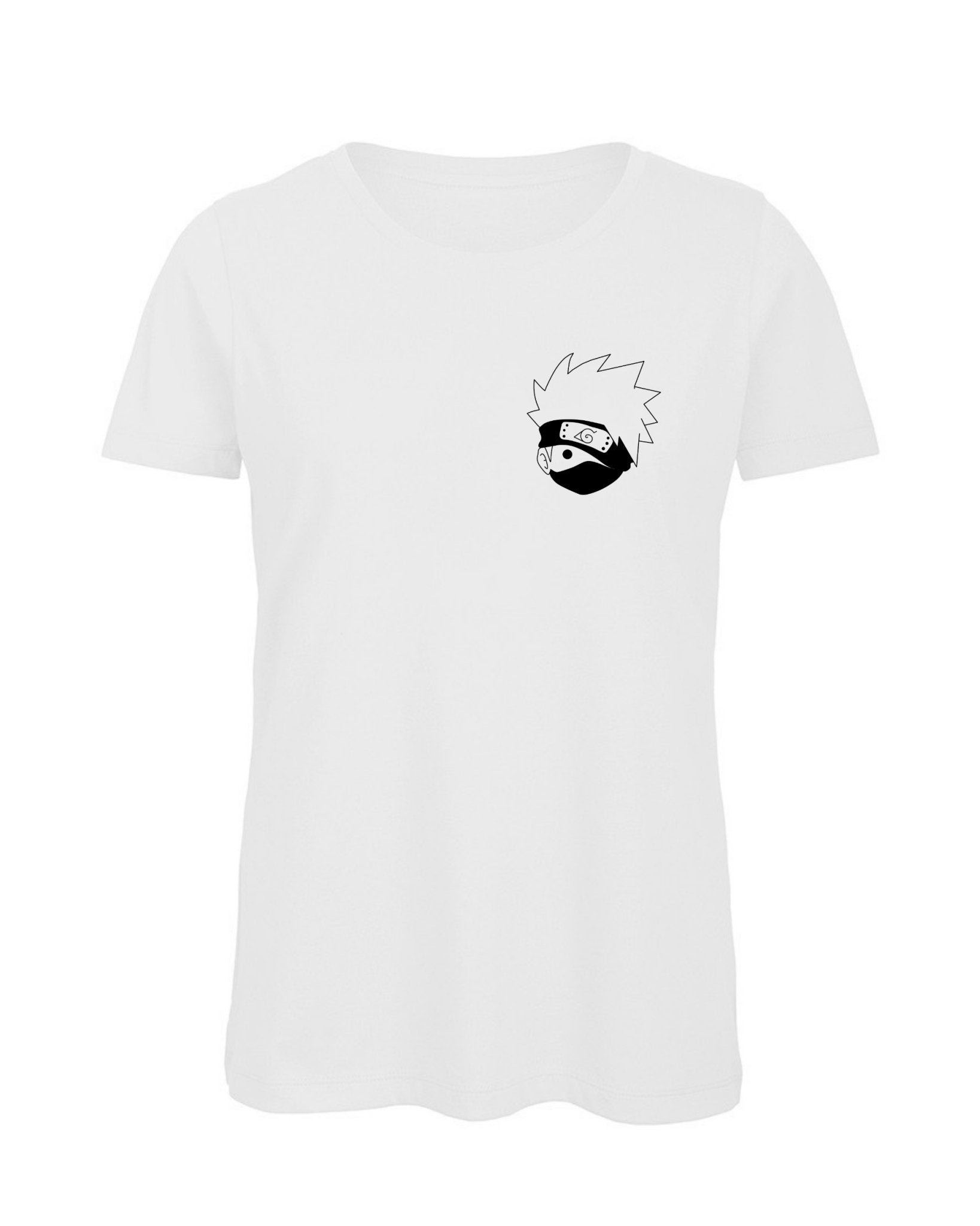 T-shirt bianca con ricamo Ninja - Follie by Alice