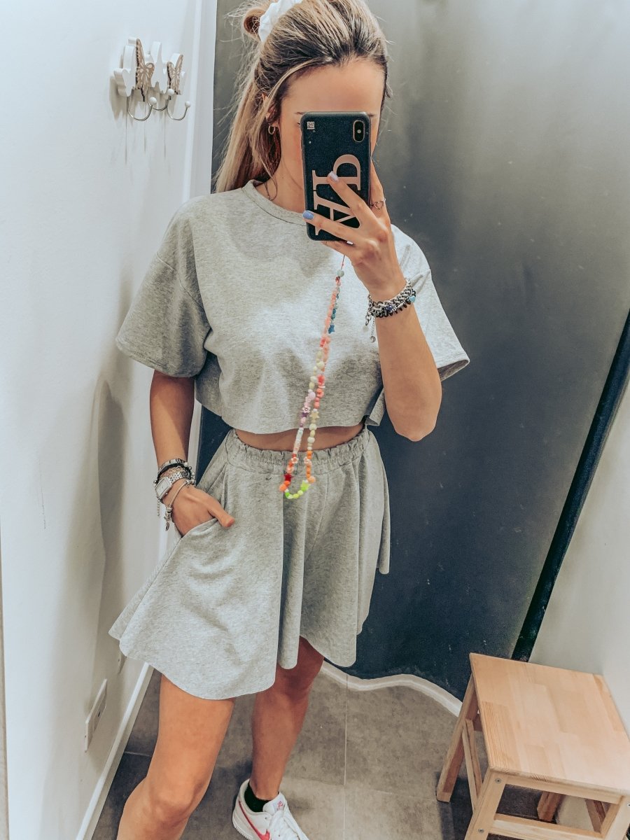 Top crop grigio – alternate