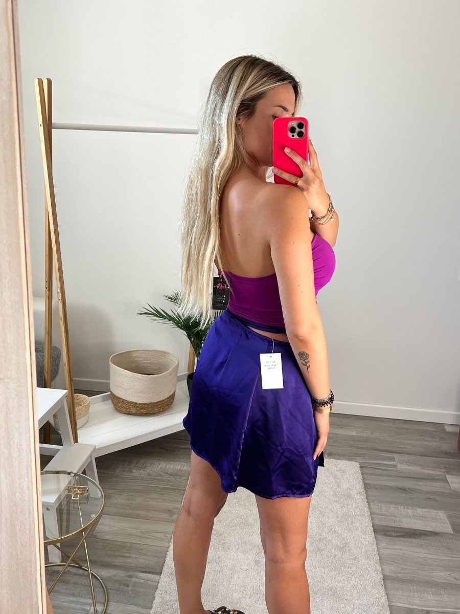 Top viola con ferretto - Follie by Alice
