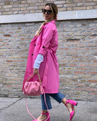 Trench fucsia - Follie by Alice