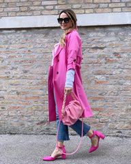 Trench fucsia - Follie by Alice