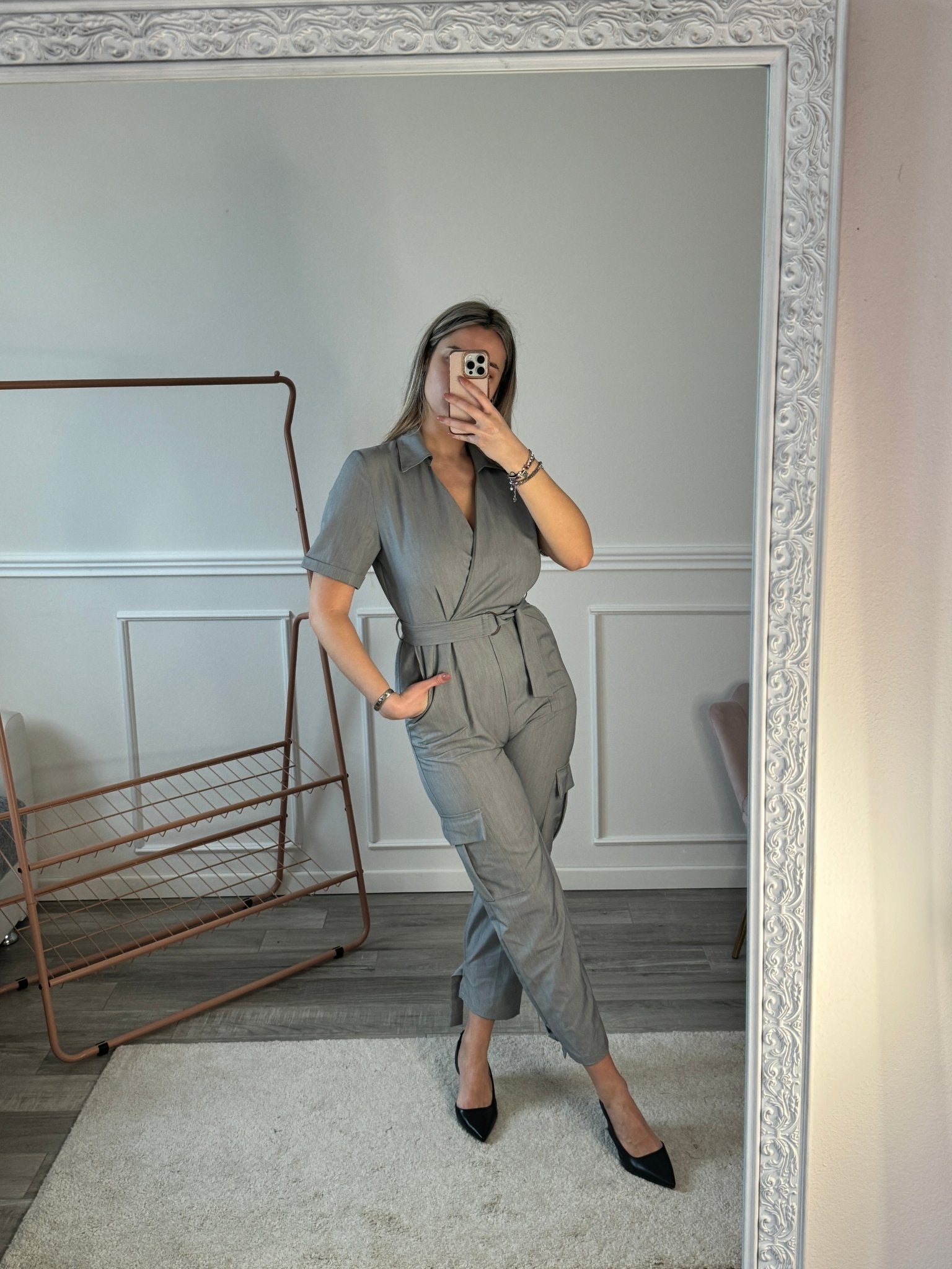 Tuta jumpsuit cargo URBANJUMPER Immagine secondaria del prodotto