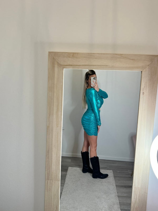 Vestitino ARIEL celeste - Follie by Alice