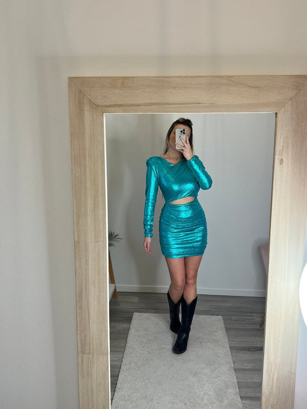 Vestitino ARIEL celeste - Follie by Alice
