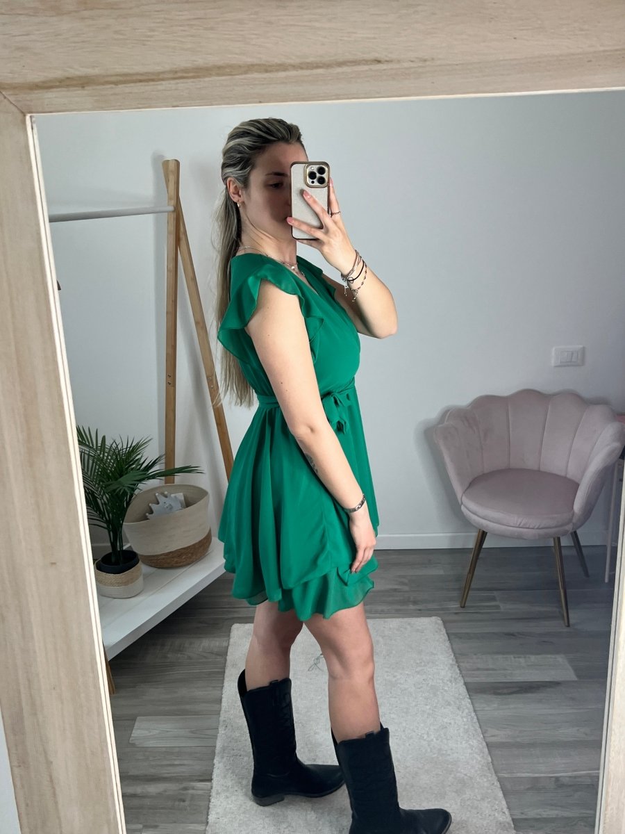 Vestitino Camilla verde - Follie by Alice