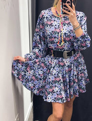 Vestitino lilla a fiori - Follie by Alice