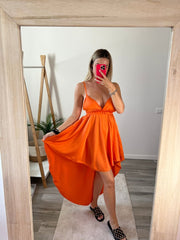 Vestitino lungo arancione - Follie by Alice