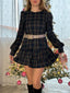 Vestitino scozzese a balze - Follie by Alice